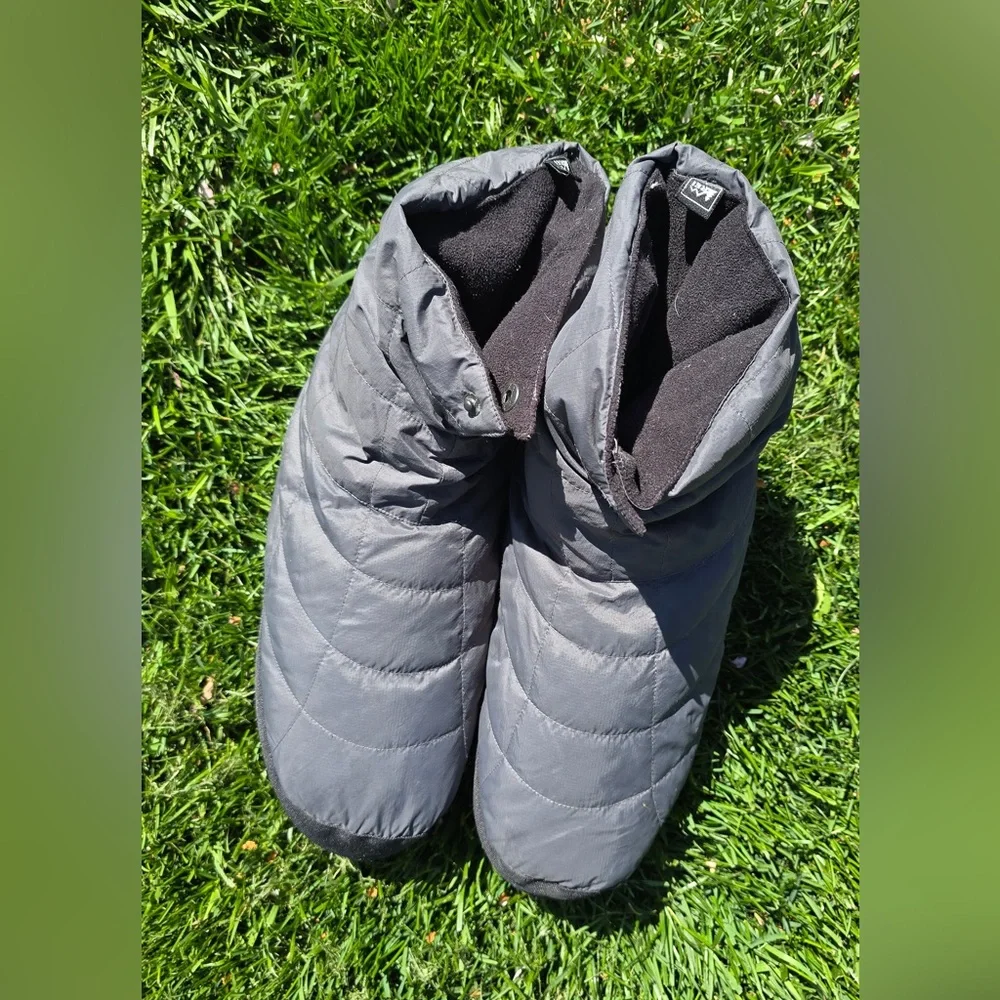 REI Co-op Insulated Camp Booties MXL Black Down Slippers Men’s XL Cozy